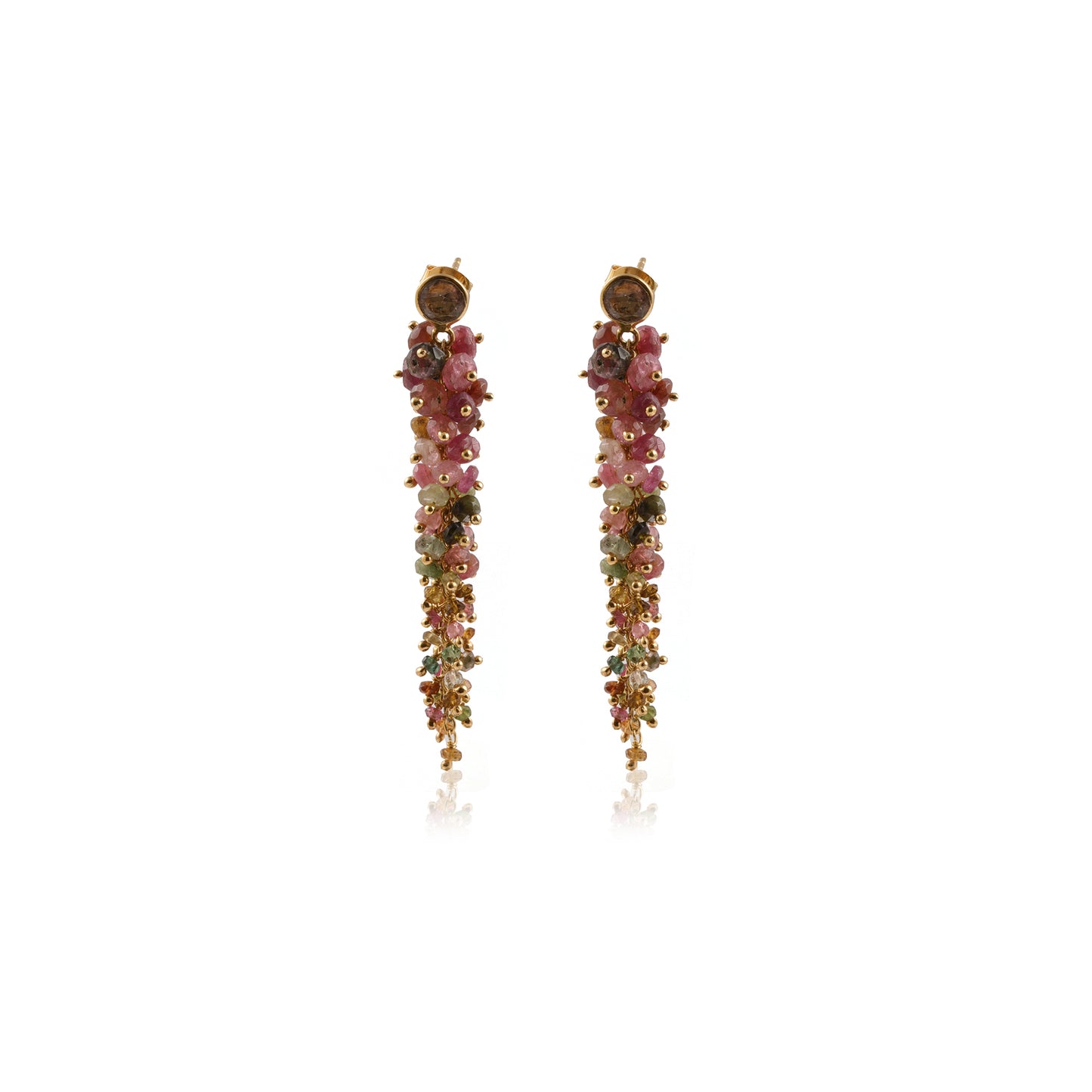 Modern Design Multi Bead Earring made with 925 Sterling Silver