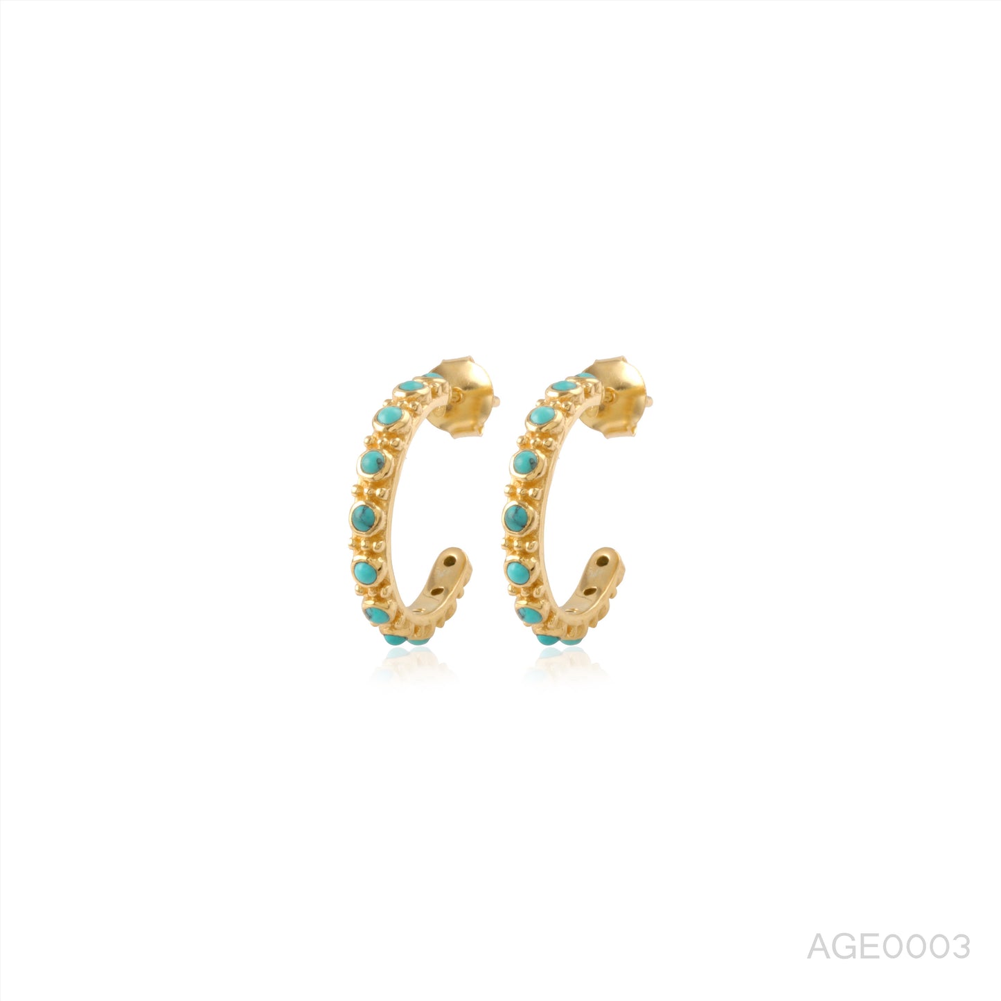Multi Gemstone Earring made with 925 Sterling Silver