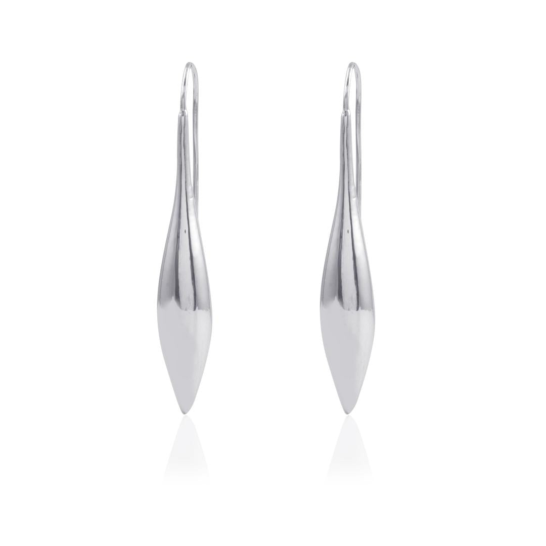 Plain Shiny Silver Earring made with 925 Sterling Silver