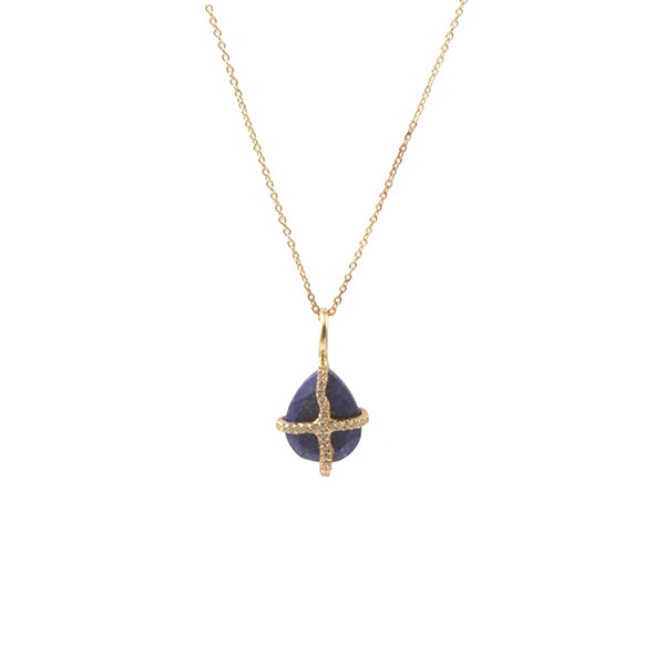 Gemstone Necklace with 925 Sterling Silver