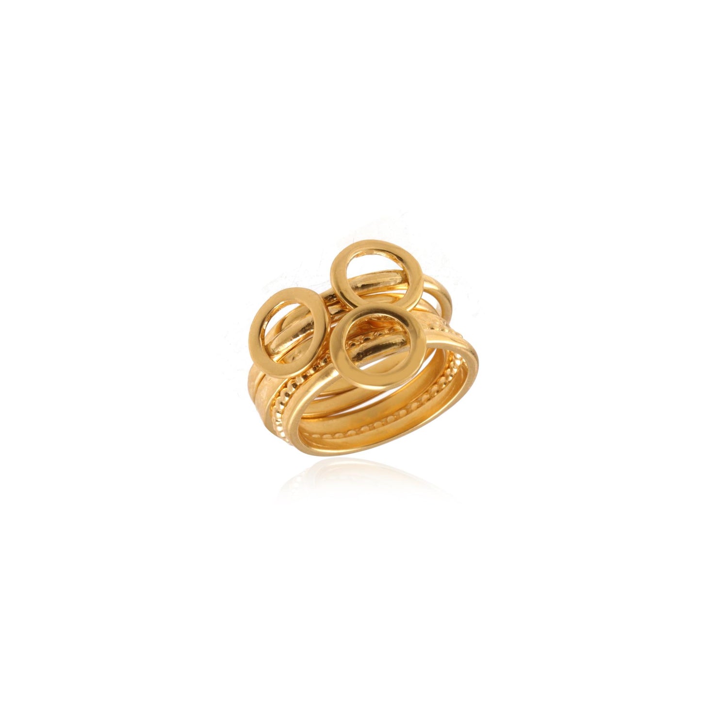 Plain Ring With Silver