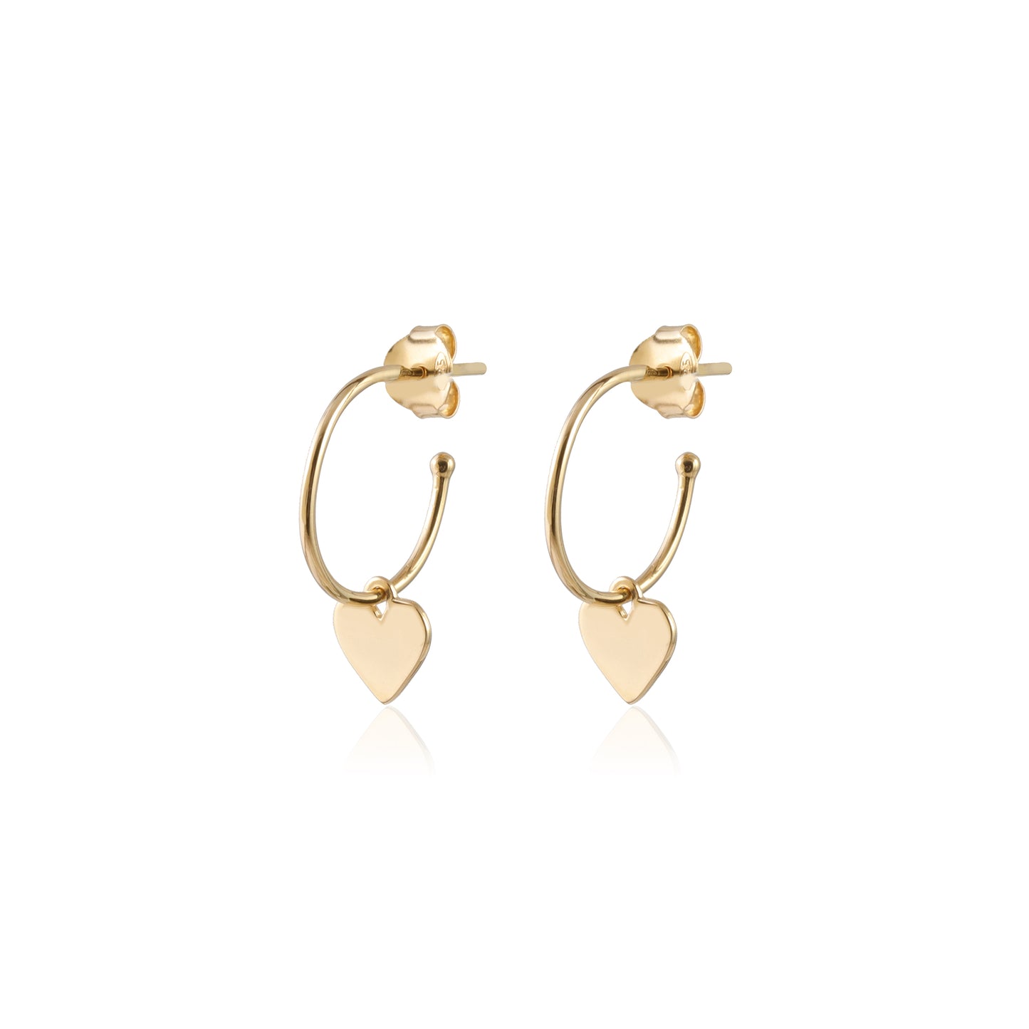 Lightweight Everyday Hoop Silver Earring with stud Back Classic Modern Jewellery Earring
