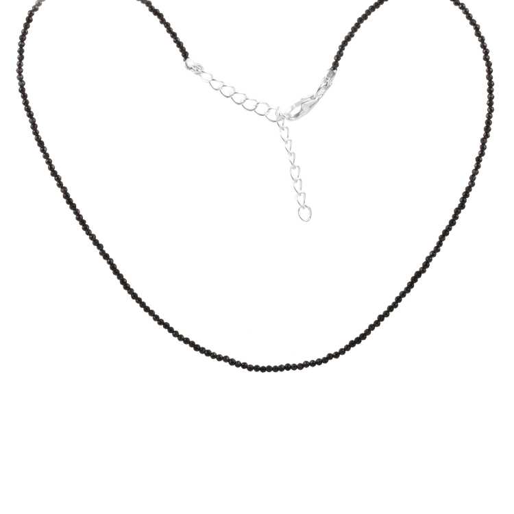 Beads Gemstone Necklace with 925 Sterling Silver