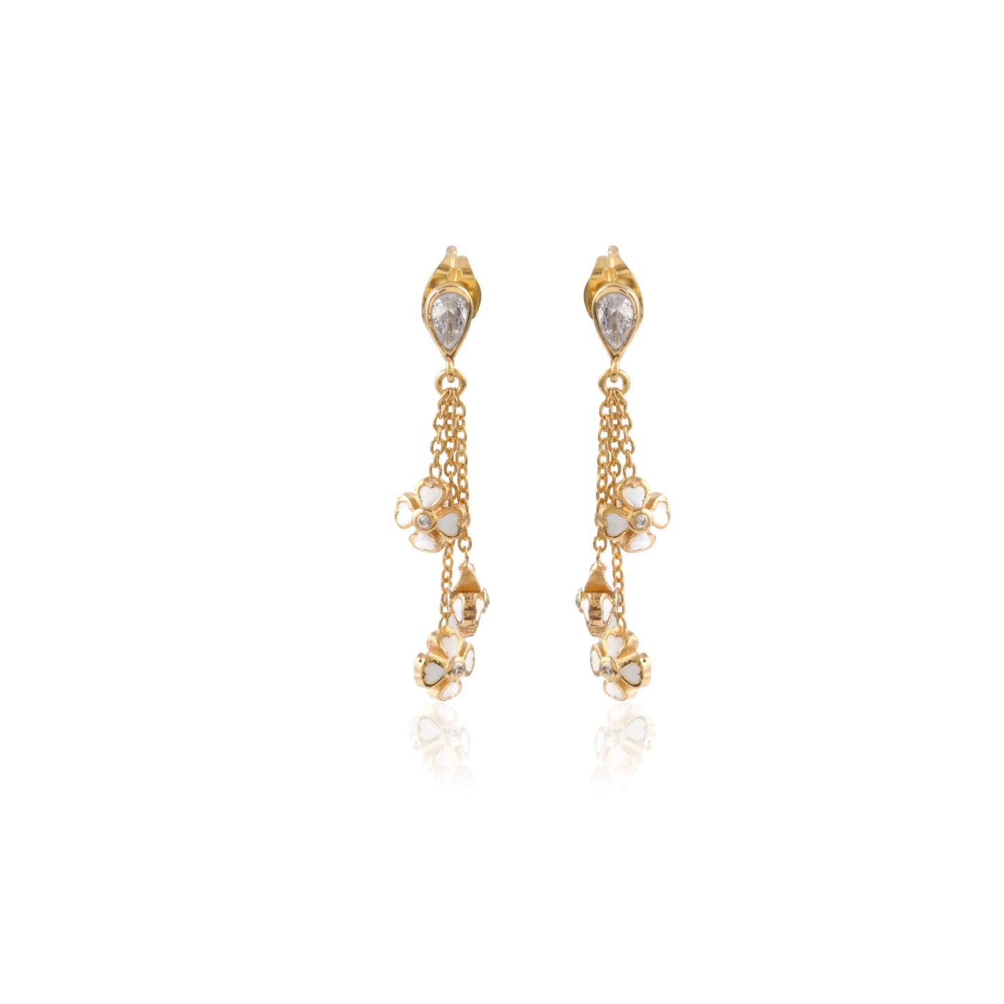 925 Silver Enamal Earring