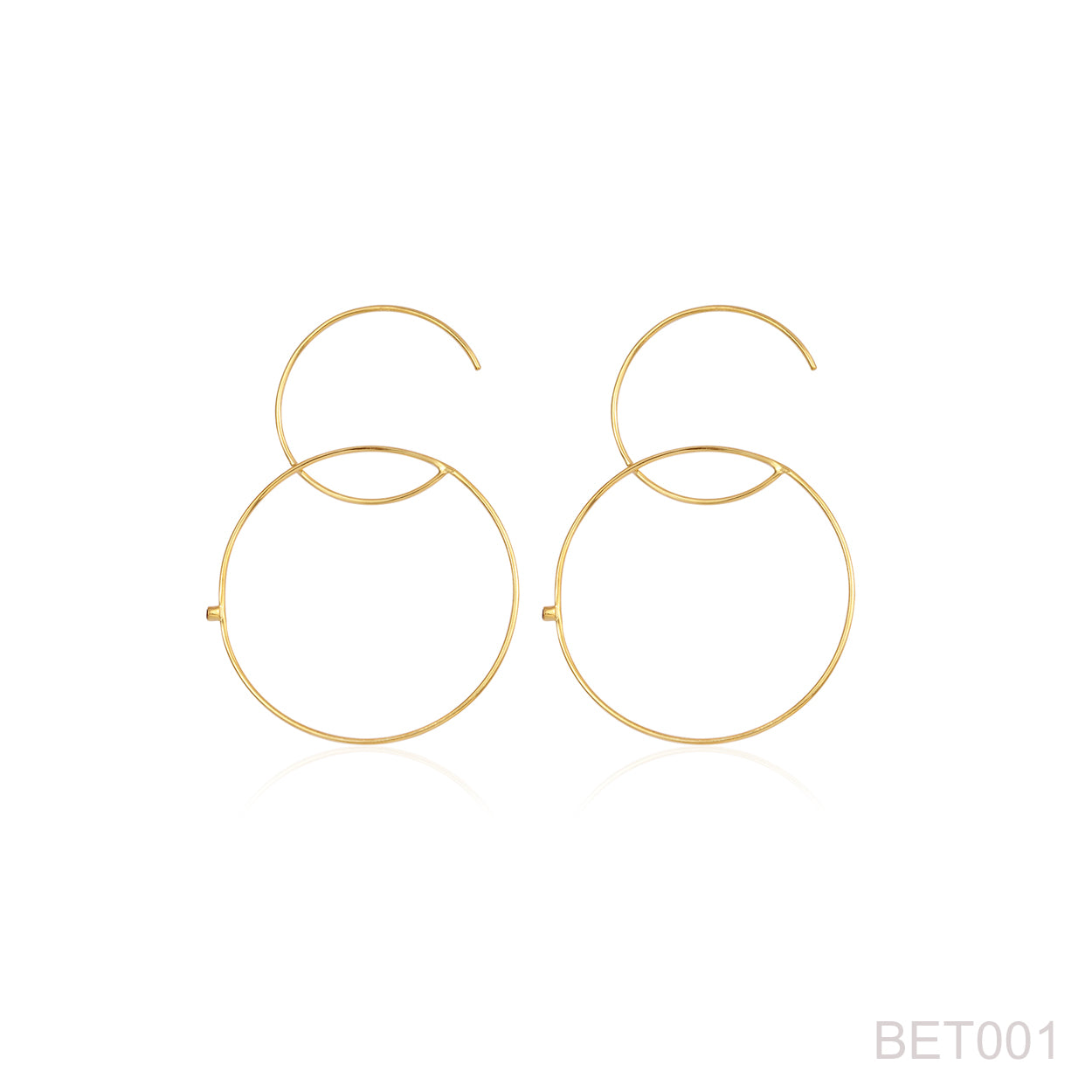925 Sterling Silver Timeless Hoops Earring