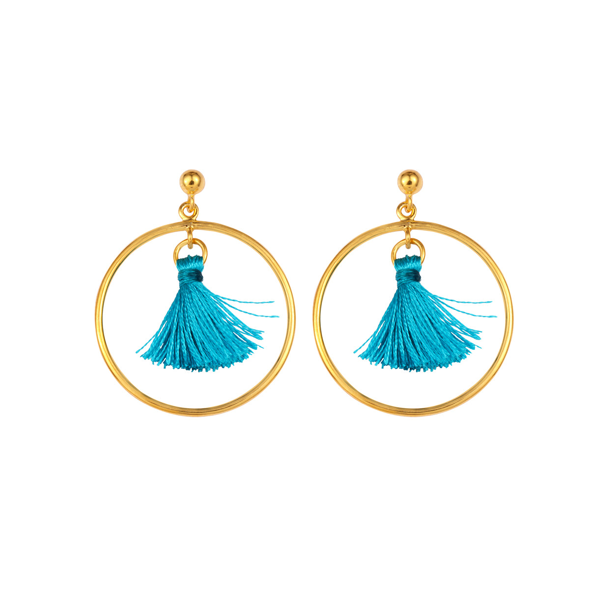 925 Sterling Silver Thread Hoop Silver Earring
