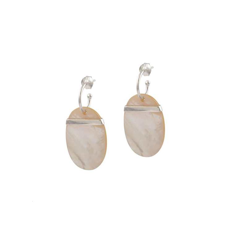 Modern Design Gemstone Earring made with 925 Sterling Silver