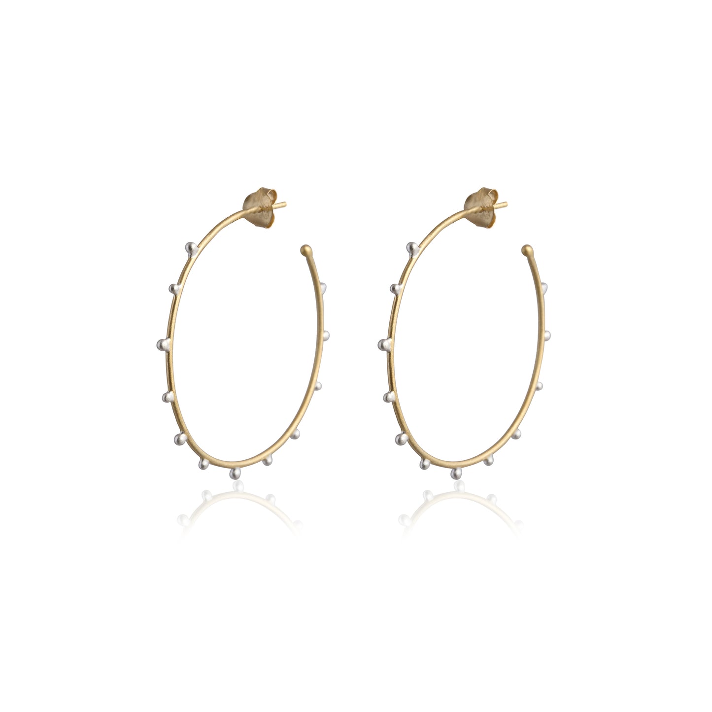 925 Silver Plain Hoop Earring