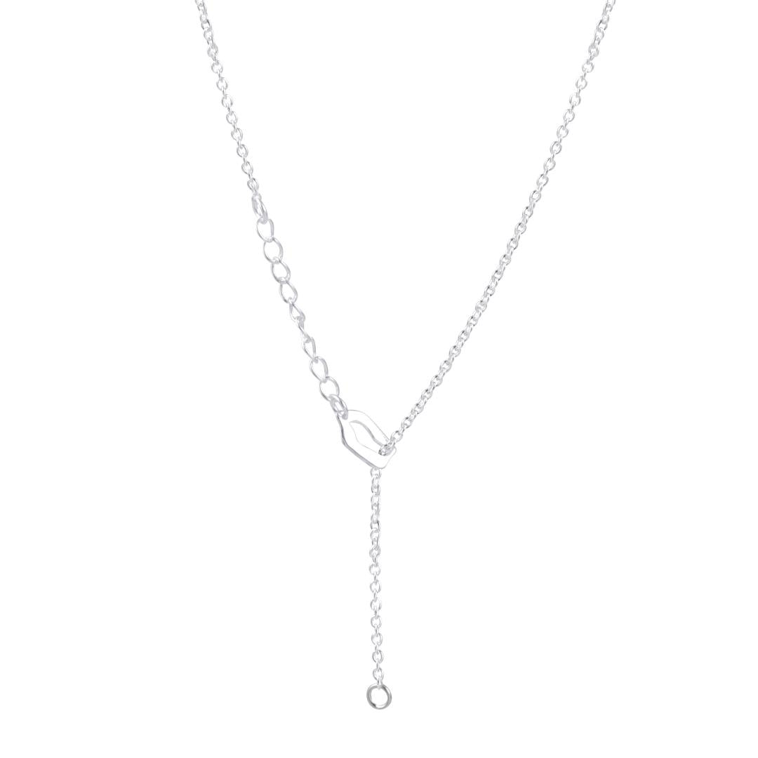 Elegant Silver Necklace with 925 Sterling Silver