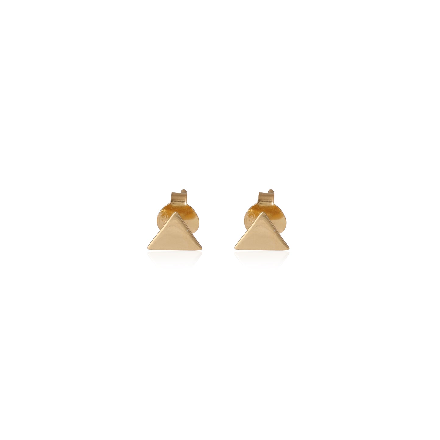 925 Silver Plain Studd Earring