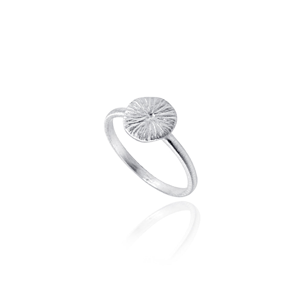 925 Silver Disk Ring