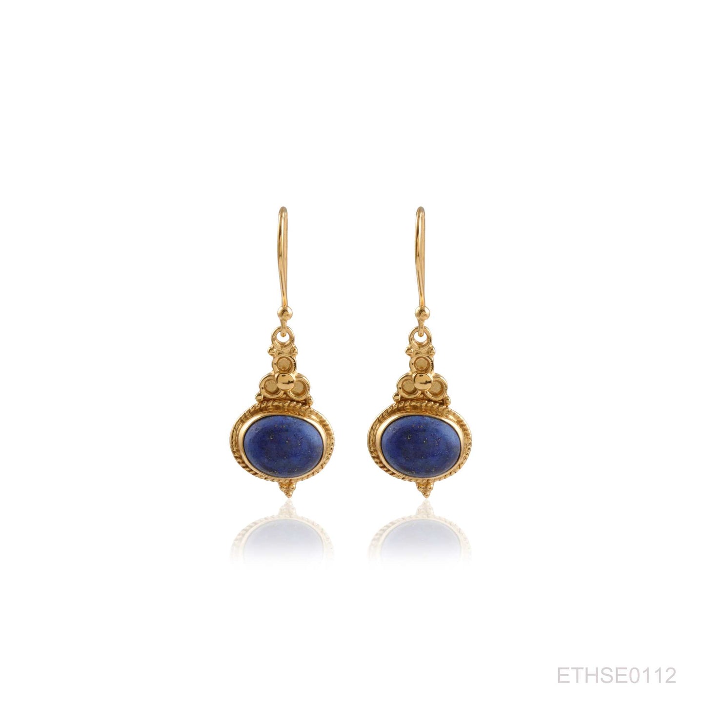 925 Silver Ethnic Gemston Earring