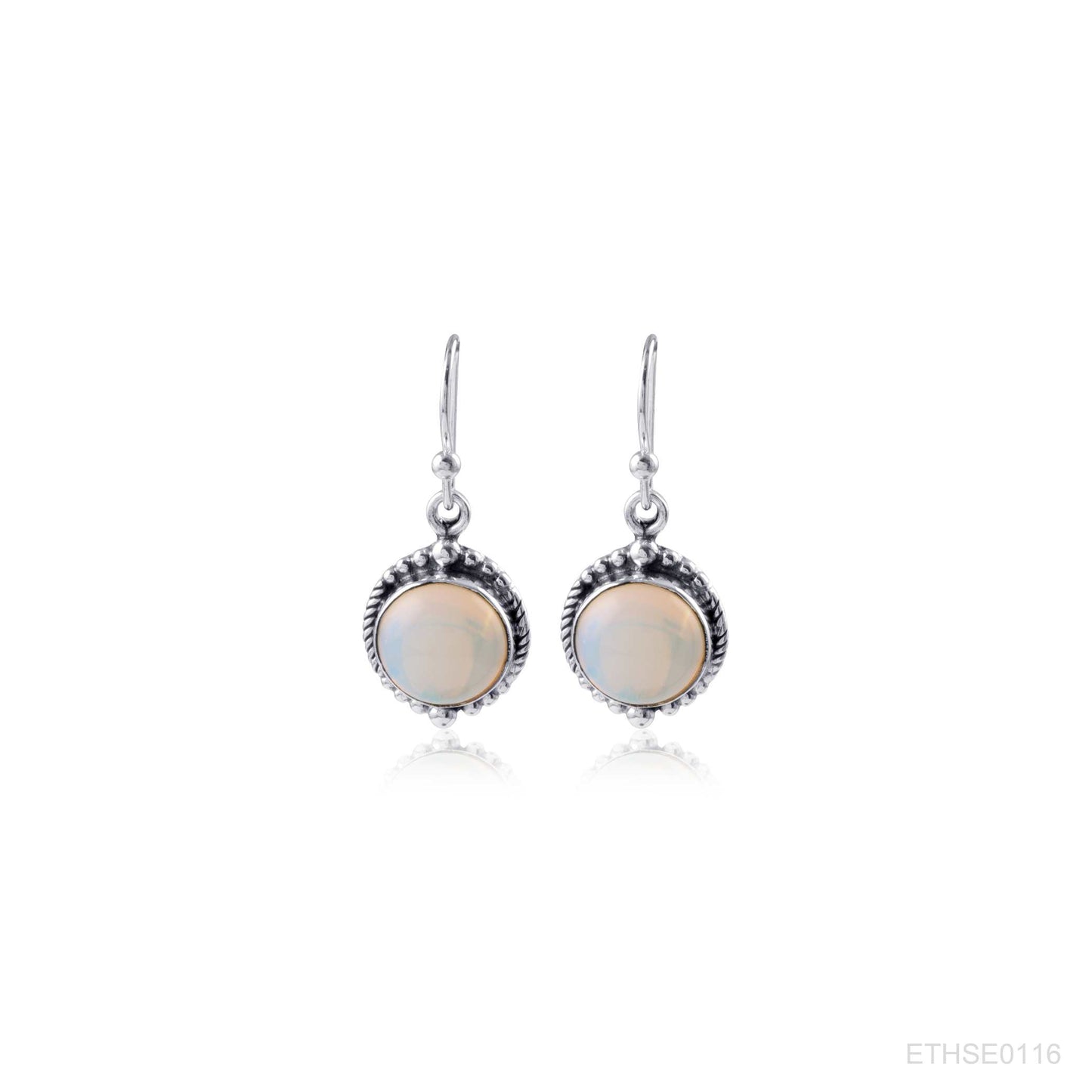 925 Ethnic Silver Earring