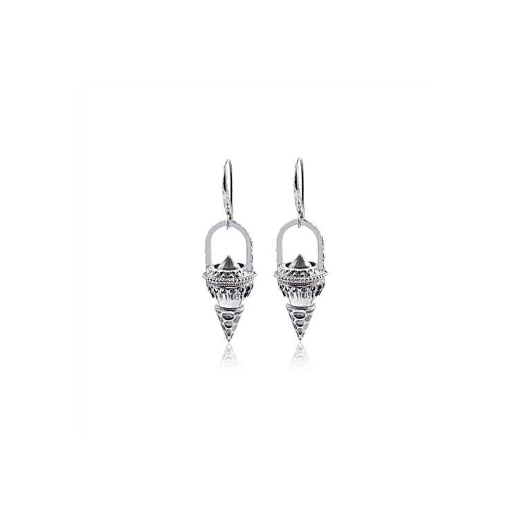 Ethnic Silver Designer Earring made with 925 Sterling Silver