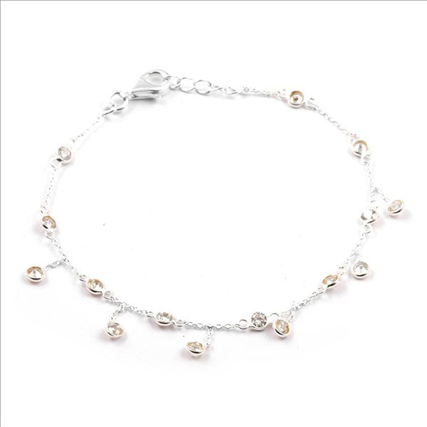 Elegant Silver Bracelet with 925 Sterling Silver