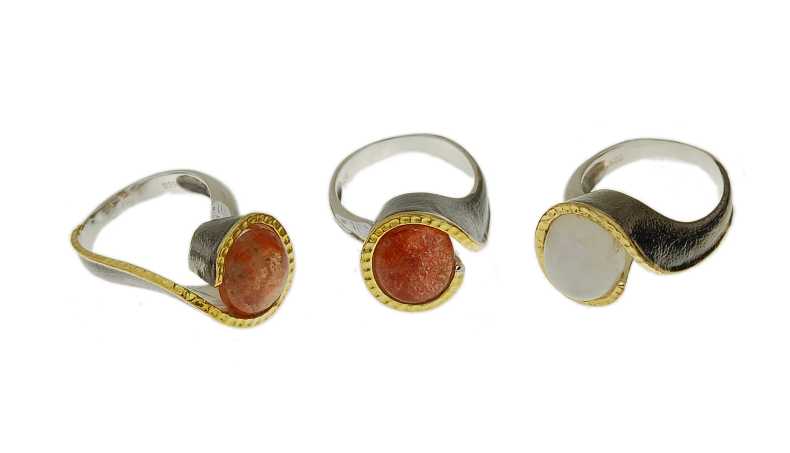 Stylish Single Stone Silver Ring with 925 Sterling Silver