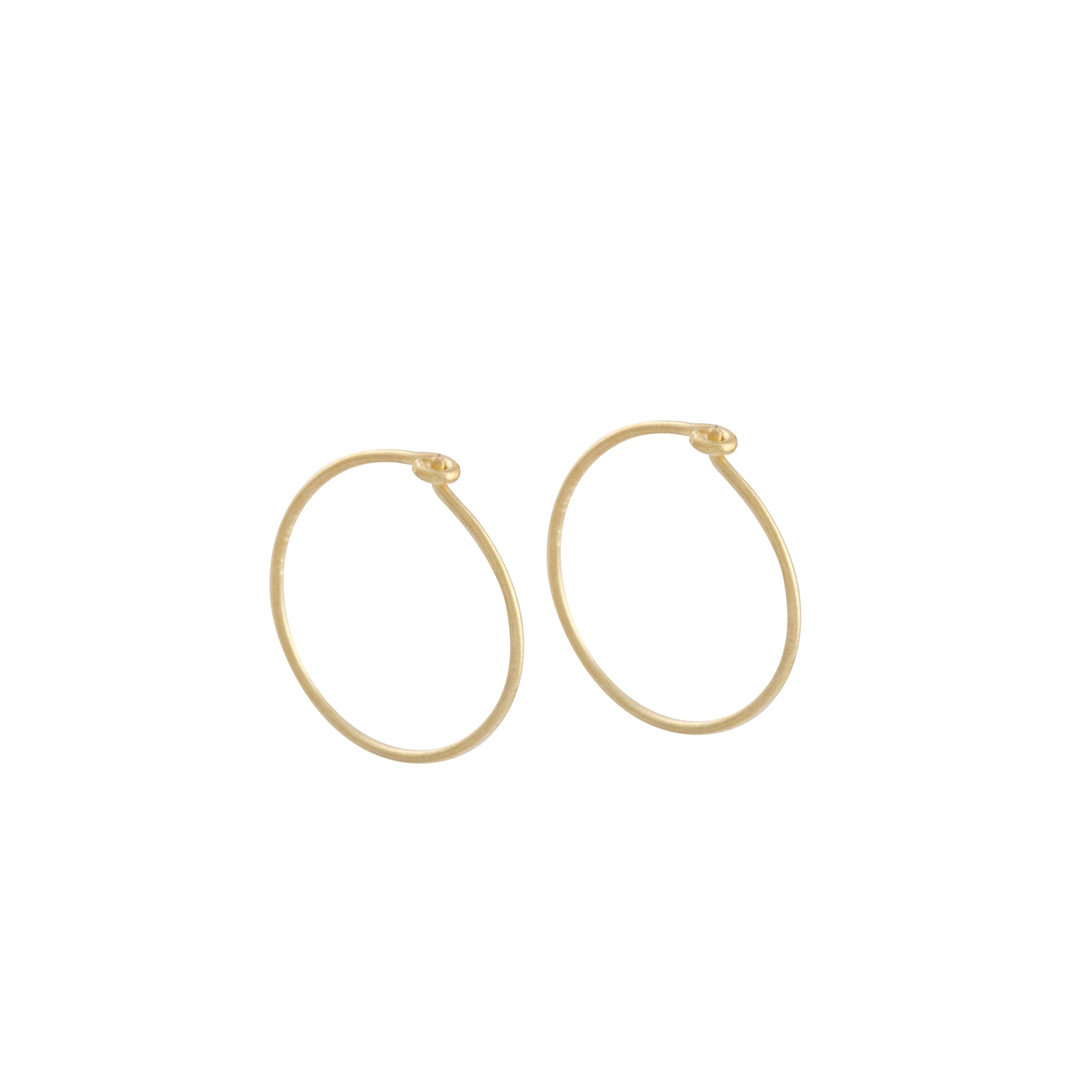 925 Silver Plain Bali Earring