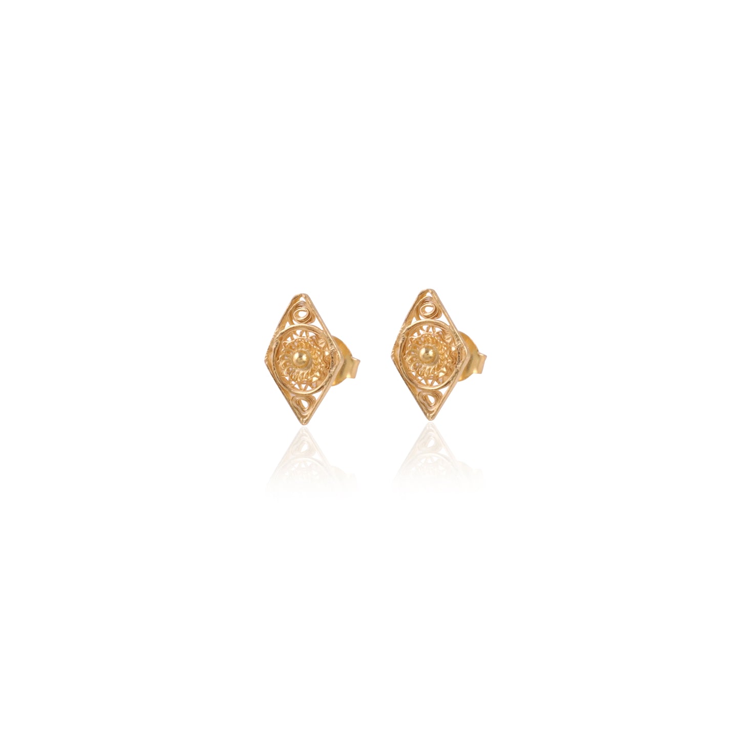 Designer Gold Platted Silver Earring for Women