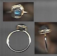 925 Sterling Silver Single Stone Silver Ring