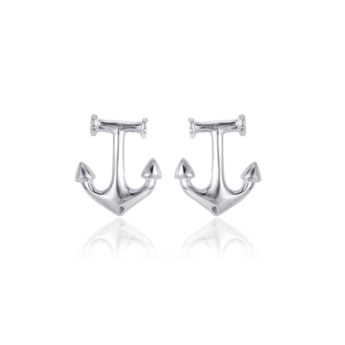 Elegant Shiny Silver Plain Symbol Modern wear Earring