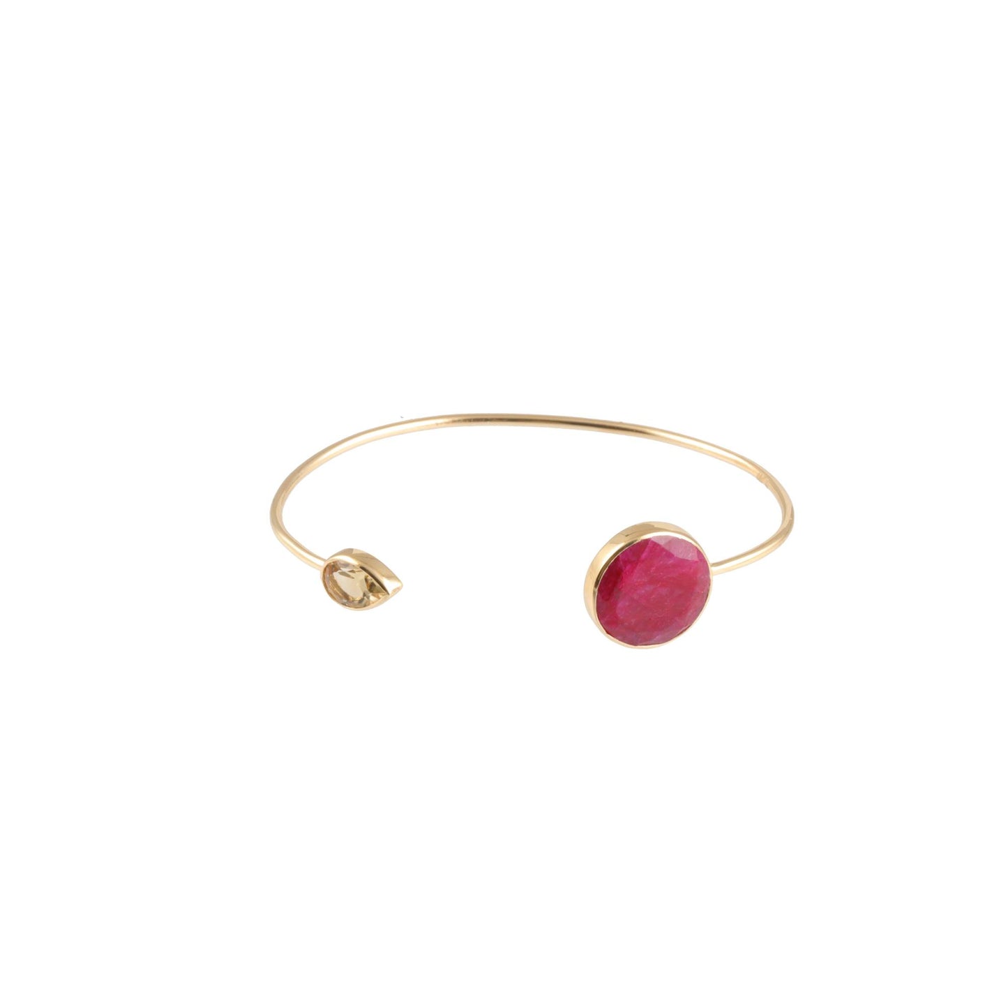 925 sterling silver gemstone bangle
