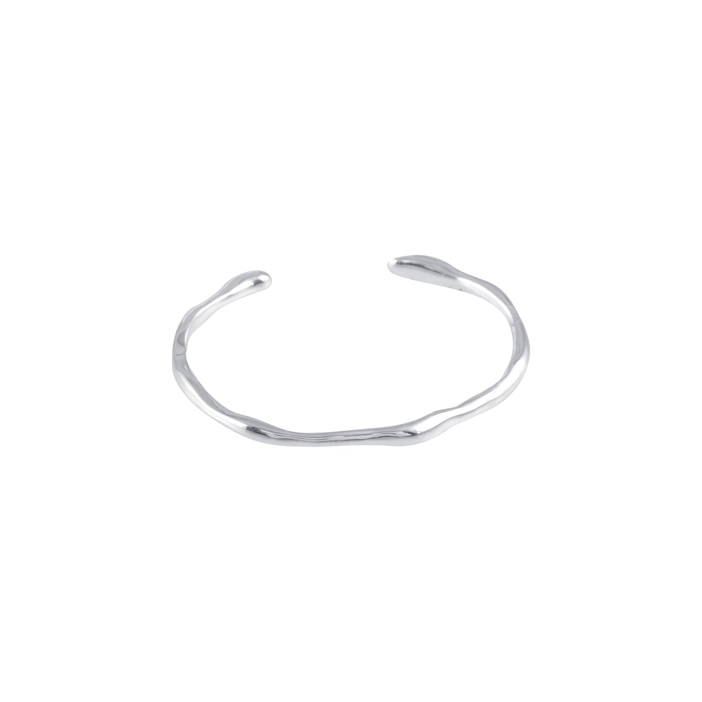 Plain Silver Bangle with 925 Sterling Silver