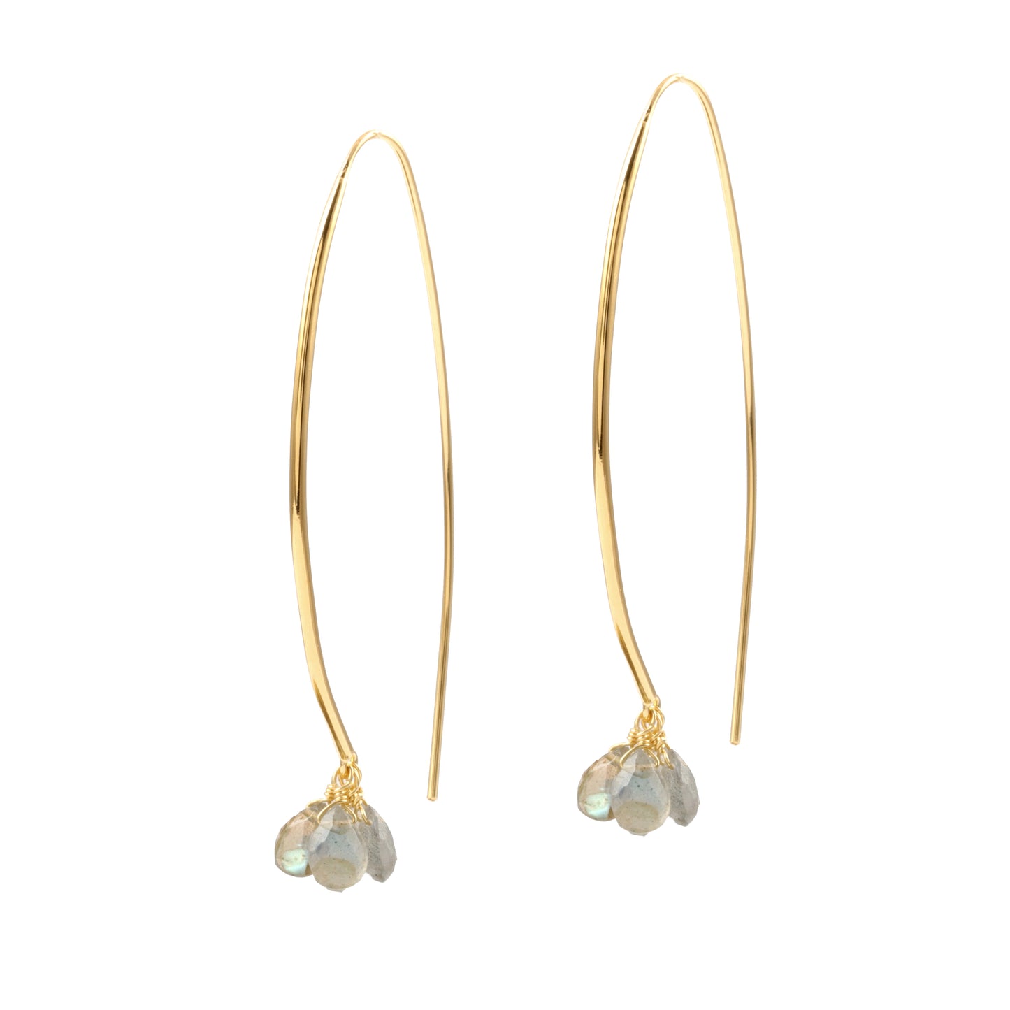 Ethnic Beaded Earring made with 925 Sterling Silver
