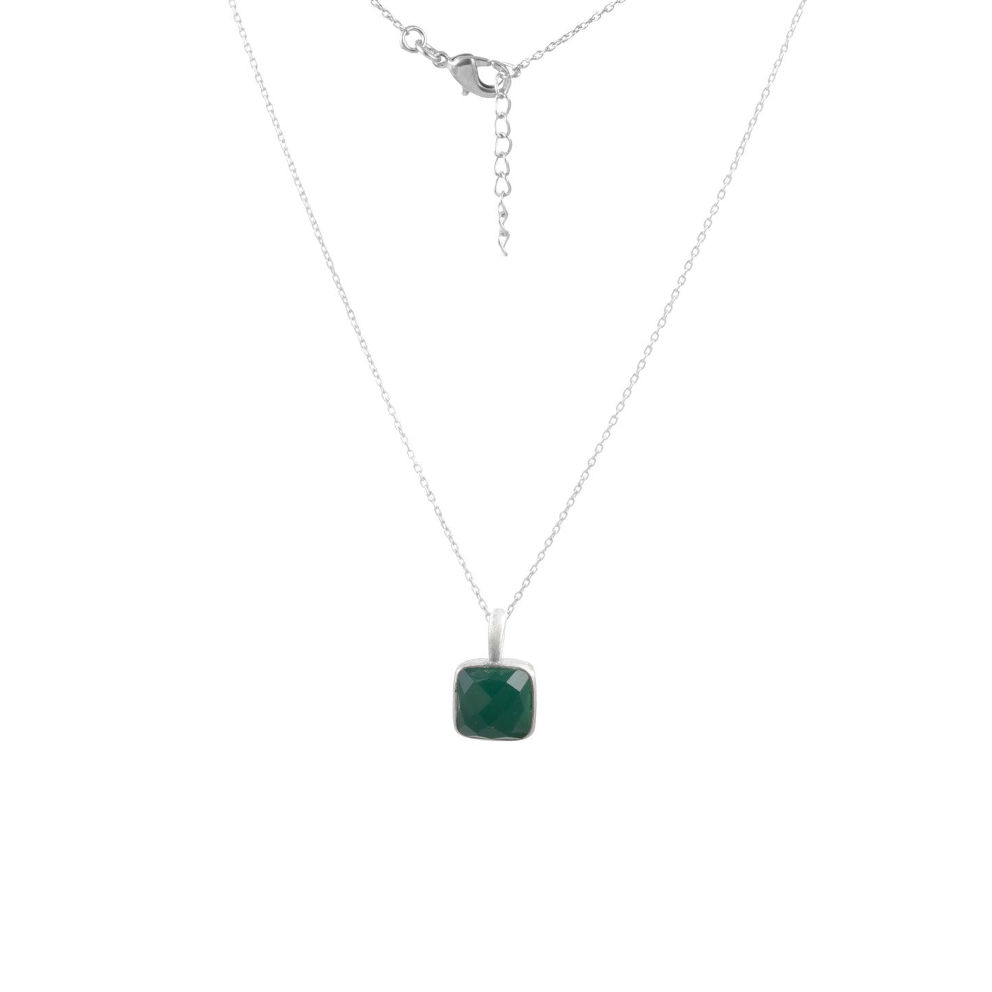 Gemstone Necklace with 925 Sterling Silver