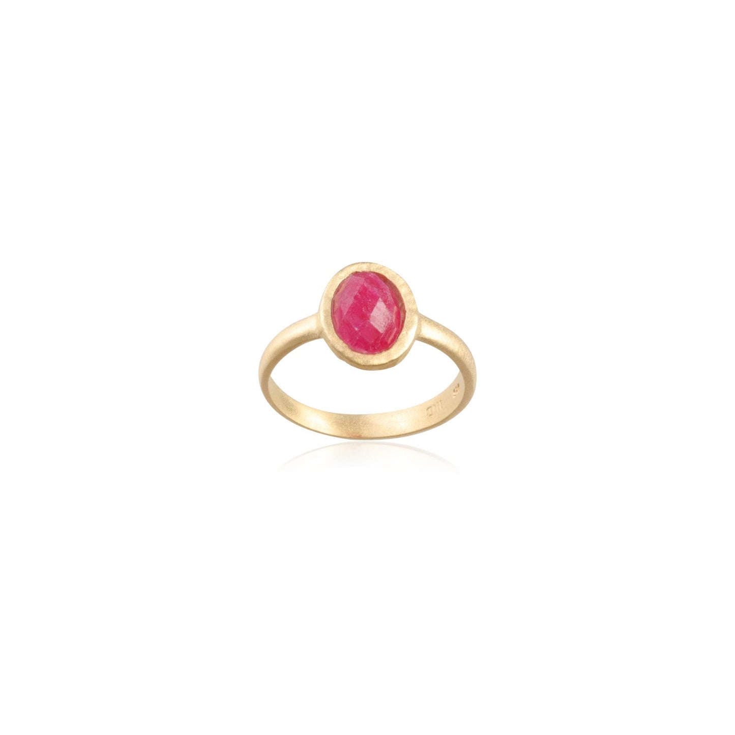 925 Sterling Silver Single Stone Silver Ring