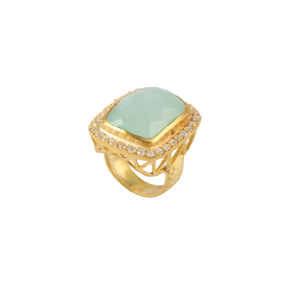 925 Sterling Silver Multi Gem Stone Silver Ring