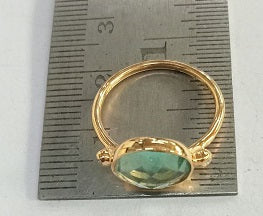925 Sterling Silver Gem Stone Silver Ring
