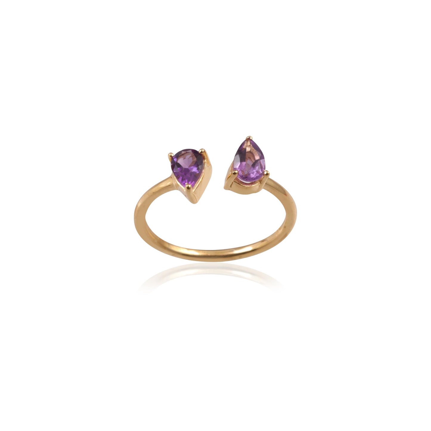 Designer Gemstone Silver Ring with 925 Sterling Silver