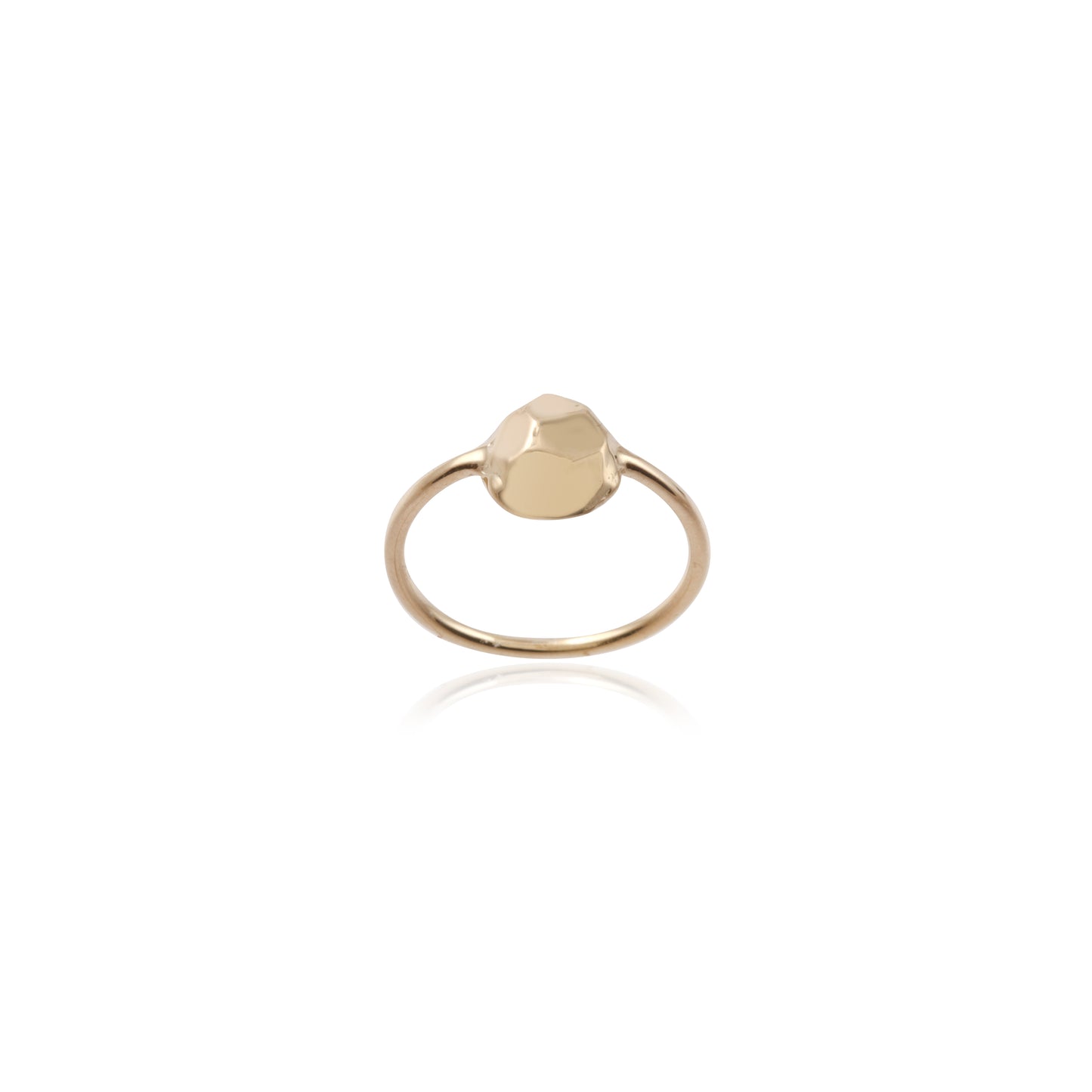 925 Sterling Silver Plain Hammered Silver Ring