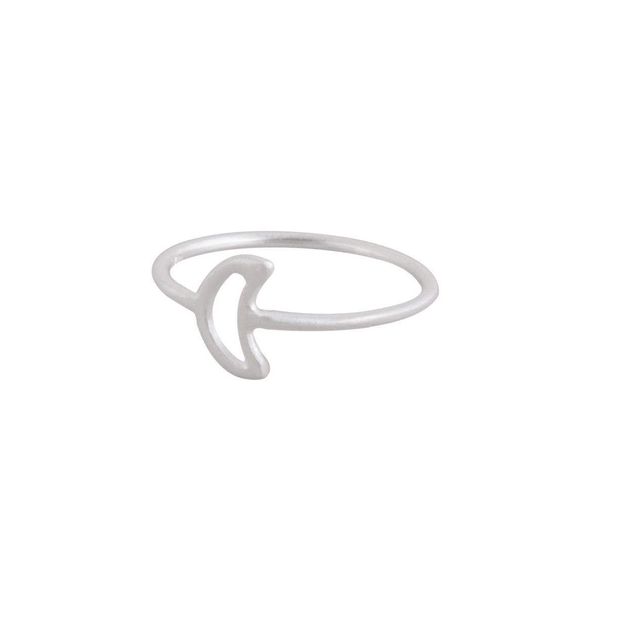 Moon symbol ring