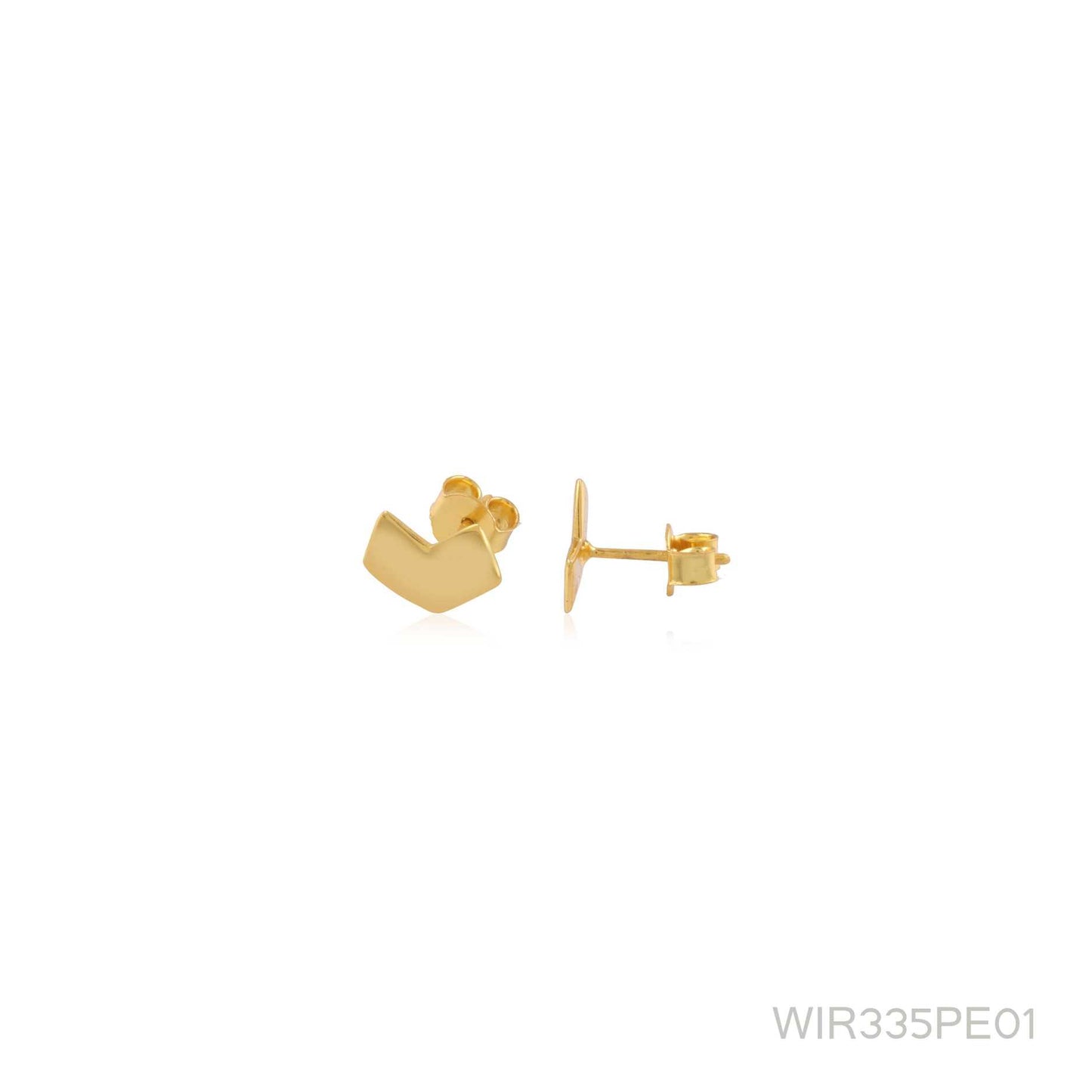 Modern Design Gold Platted Silver Earring made with 925 Sterling Silver