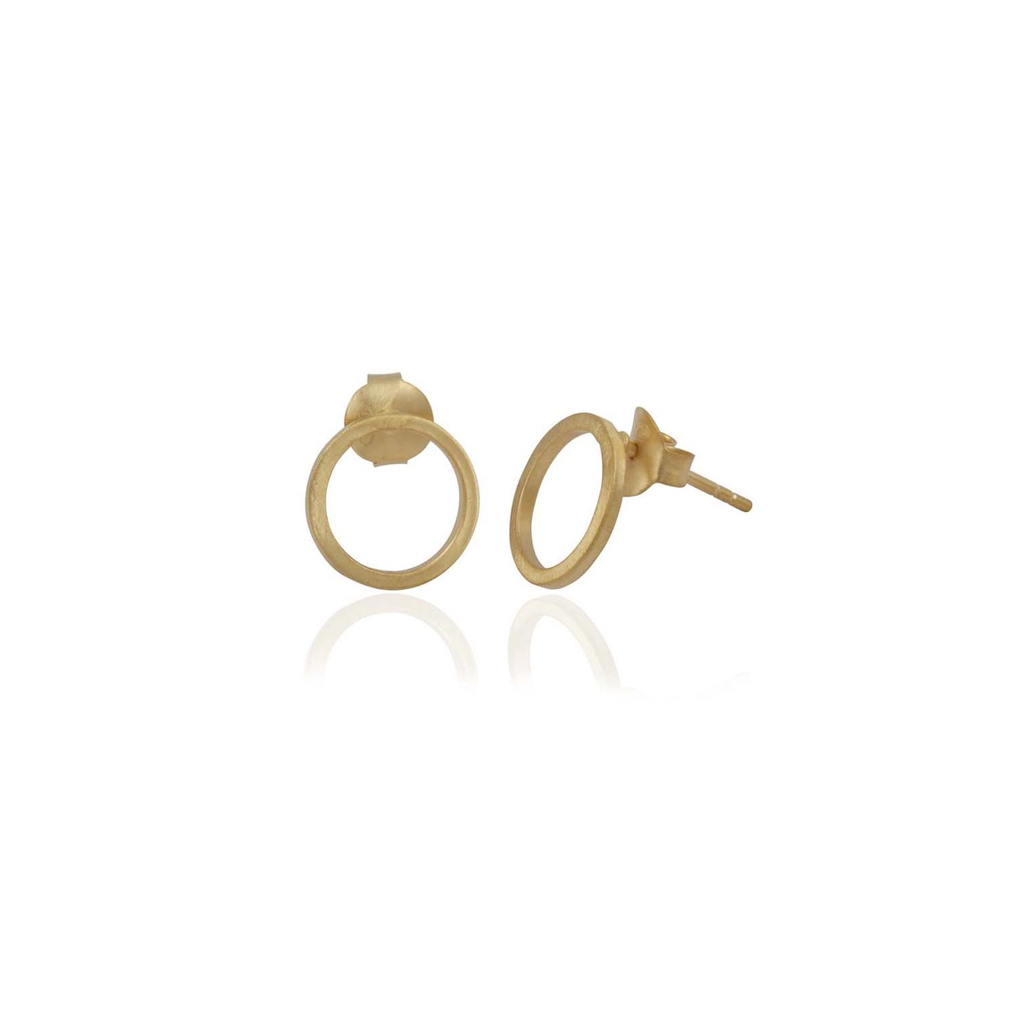 925 Silver Plain Studd Earring