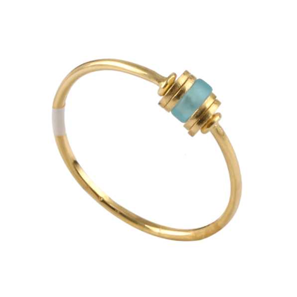 Designer Gemstone Silver Ring with 925 Sterling Silver