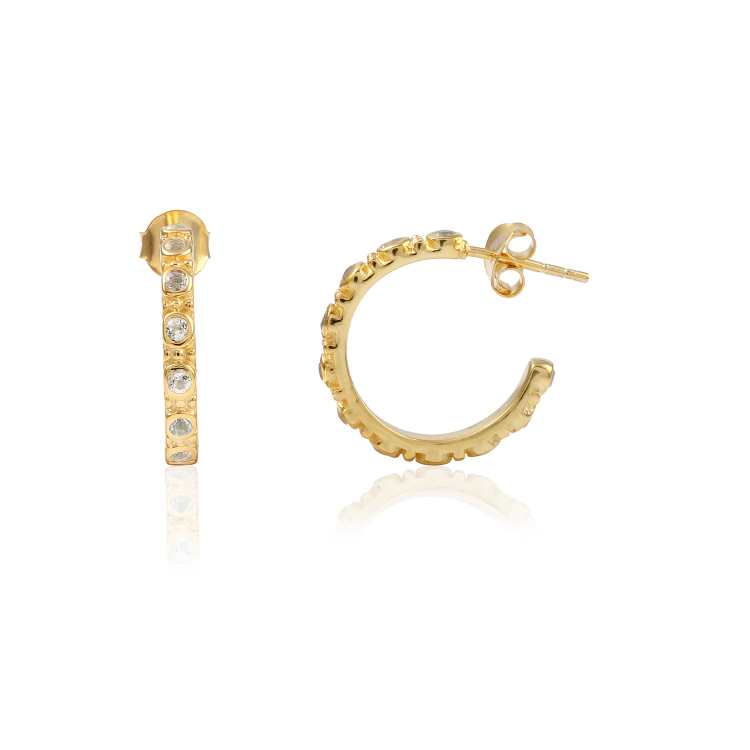 925  Silver Stone Earring