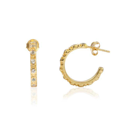 925  Silver Stone Earring