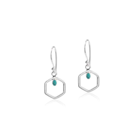 925 Silver Single Stone Ring Earring