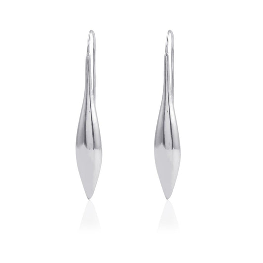 Plain Shiny Silver Earring made with 925 Sterling Silver