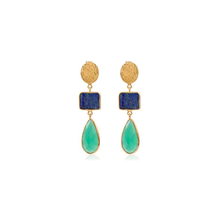 925 Silver stone Earring