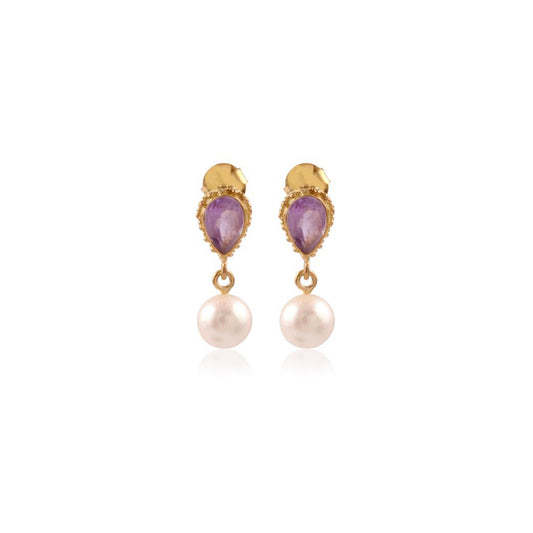 925 Silver Multi Stone Earring