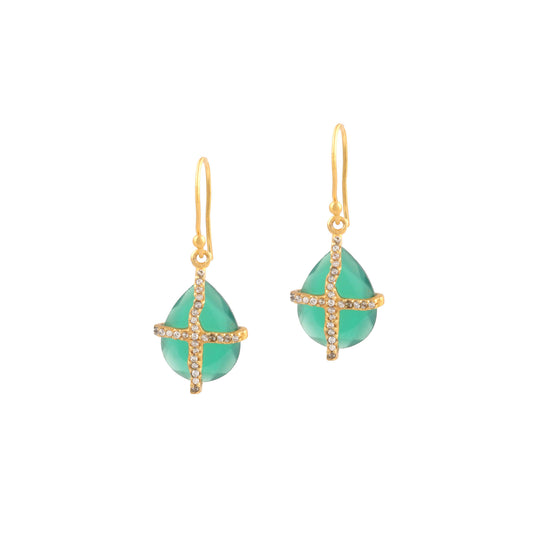 Designer Multi Gemstone Earring made with 925 Sterling Silver