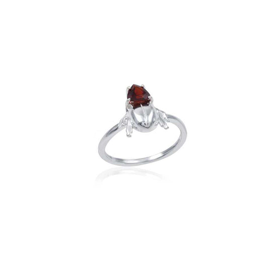 925 Sterling Silver Gemstone Symbol Ring