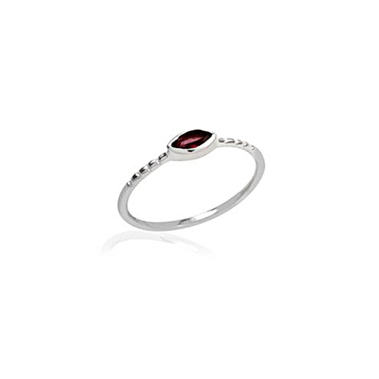 925 Sterling Silver Single Stones Silver Ring