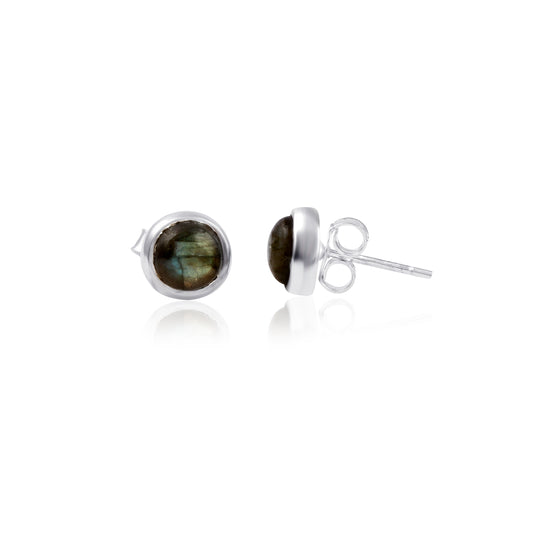 925 Silver Gemstone Stud Earring