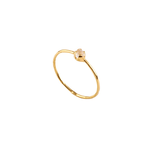 925 Sterling Silver Single Stone Silver Ring
