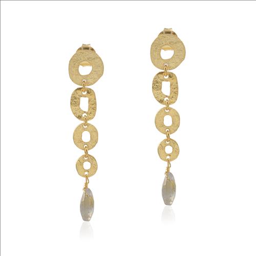 925 Silver Gold Collection Earring