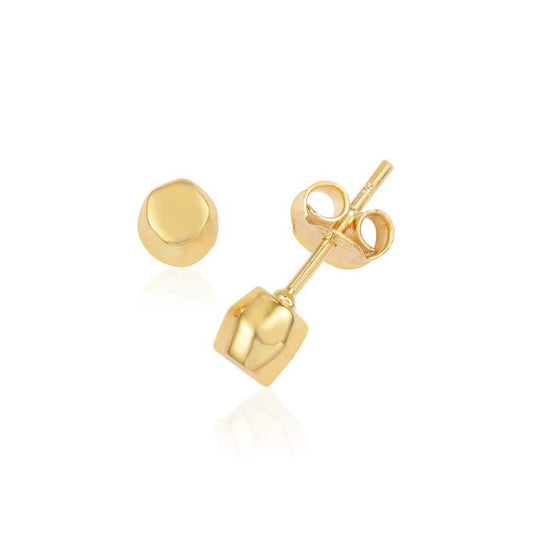 925 Silver Plain Beads Style Studd Earring